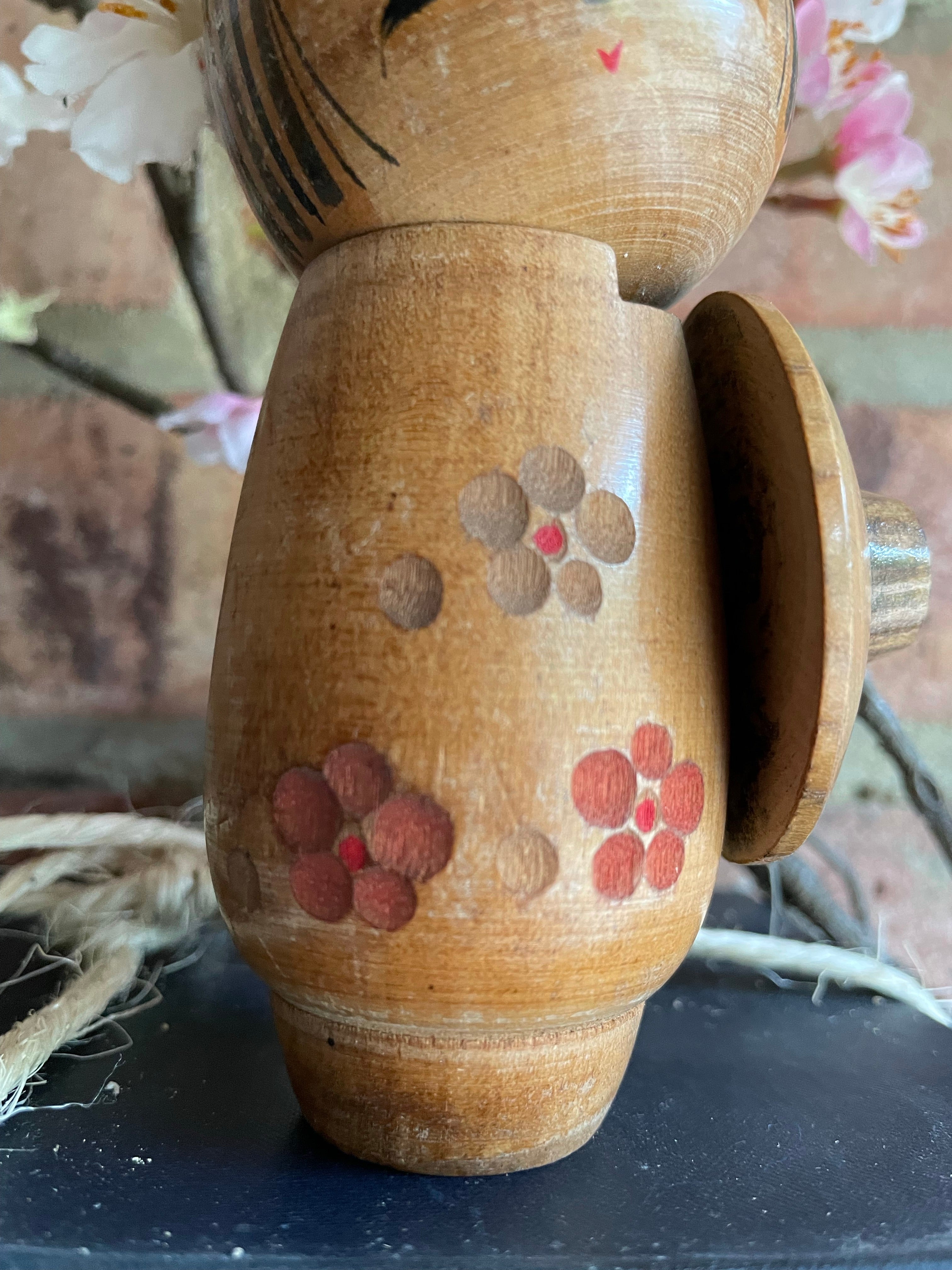 Extra Small Vintage Japanese Kokeshi Doll