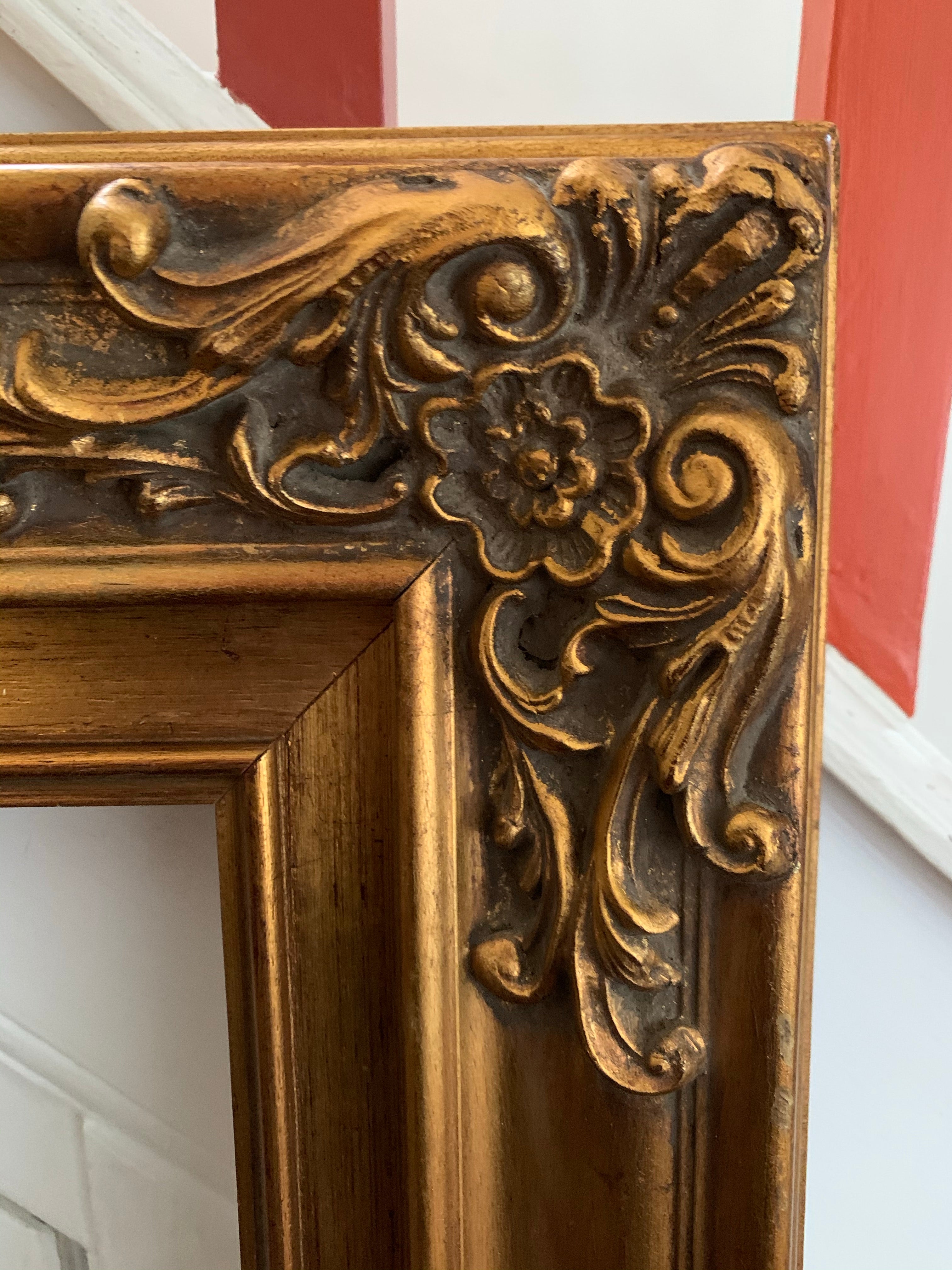 Very Large Ornate Gold Frame