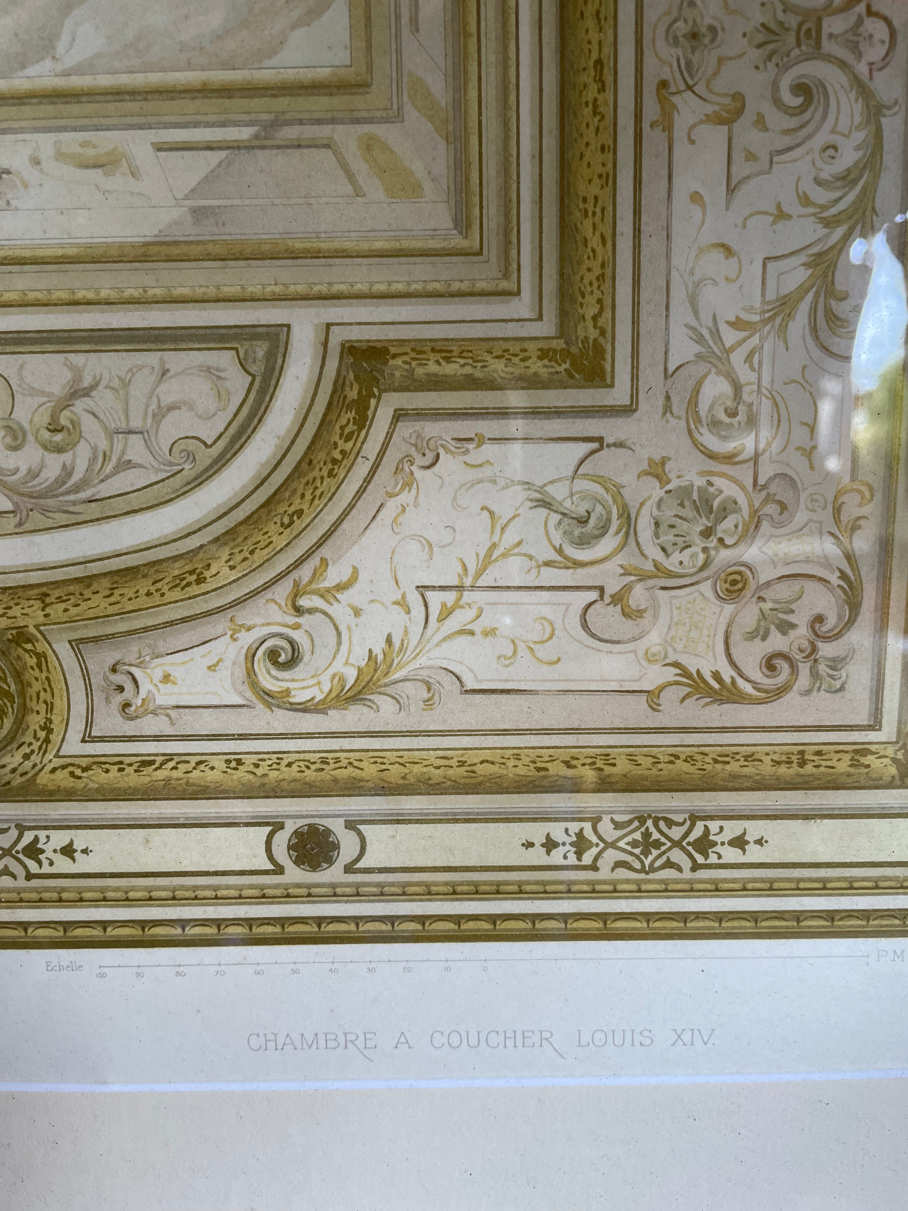 Antique Print No 4 of French Architectural & Ornamental Detail