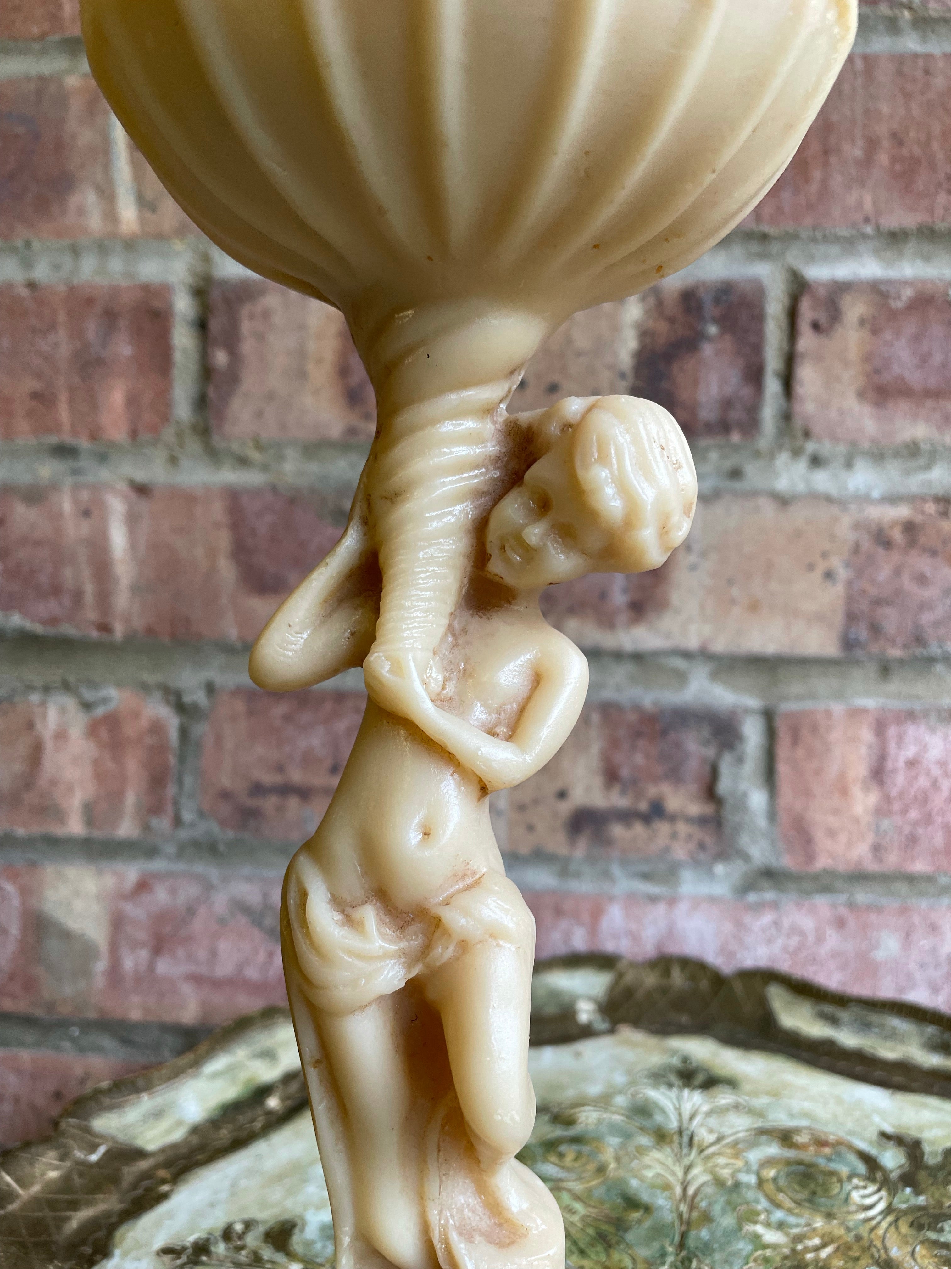 Resin Candleholder/Centrepiece in Classical Style