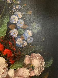 Moody Floral Oil on Canvas