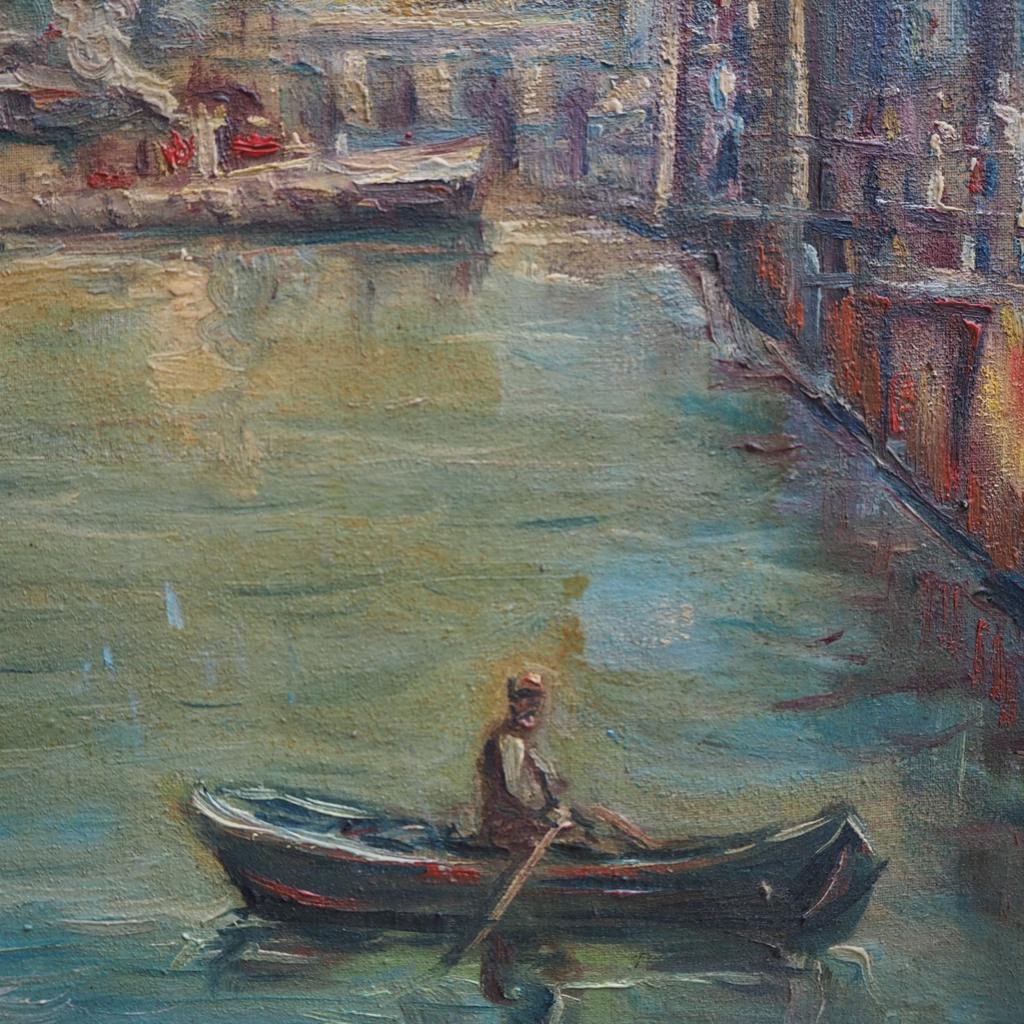 Venice: Signed Oil on Board