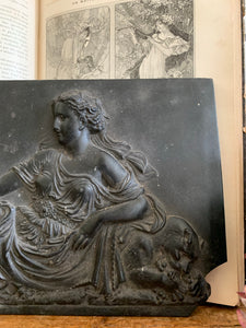 Vintage Basalt Plaster Relief
