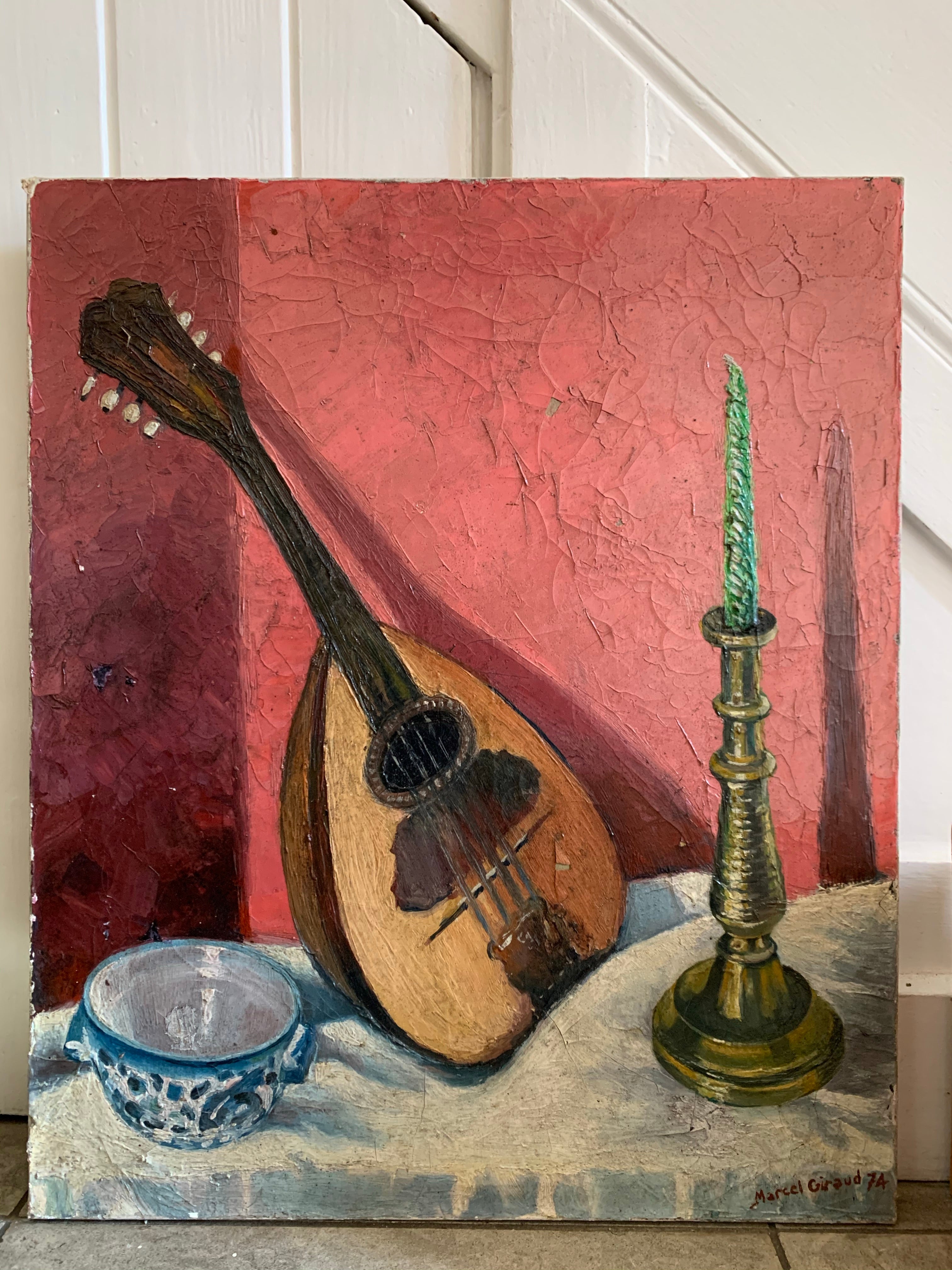 Still Life with a Lute  - Oil on canvas