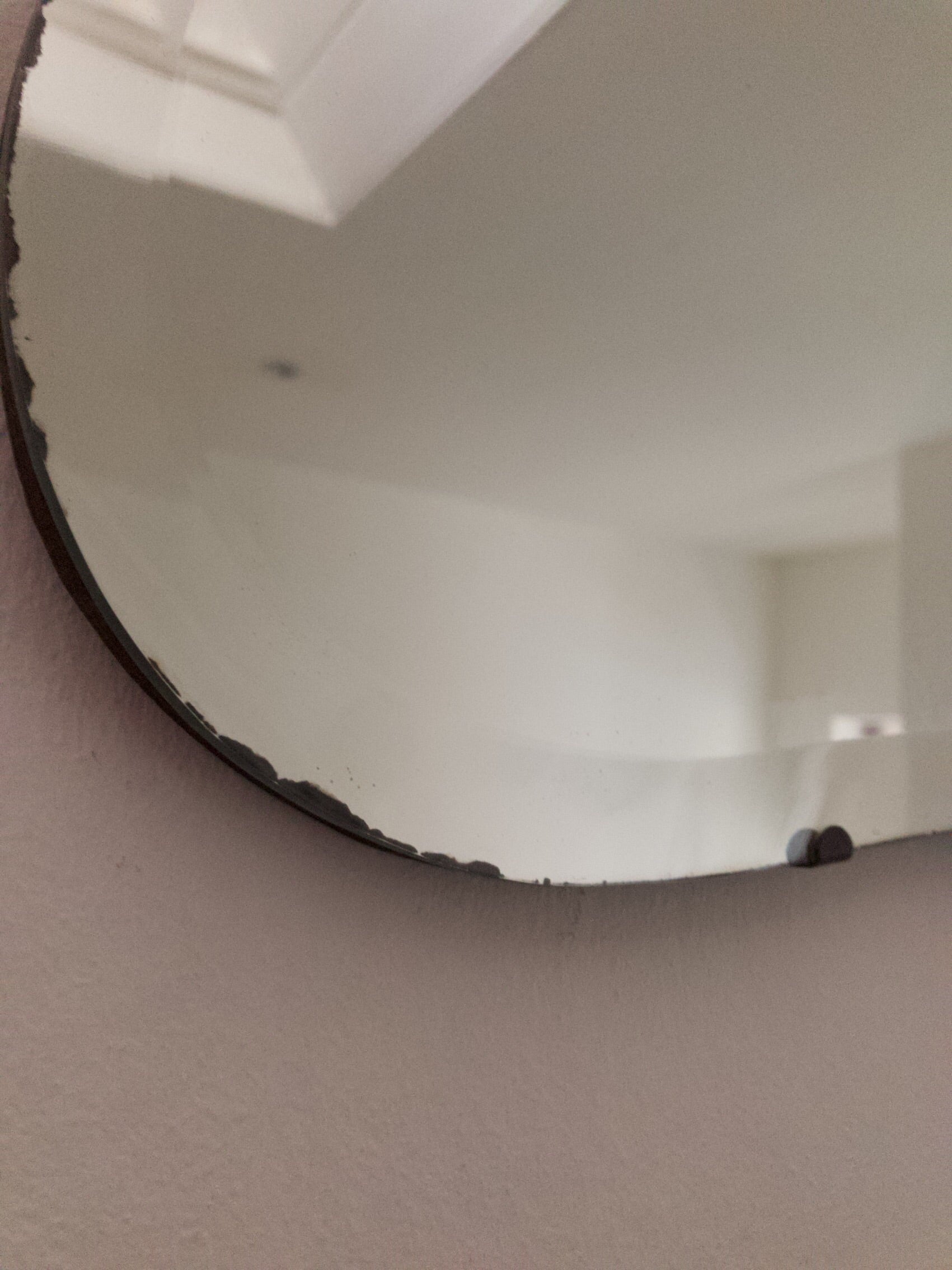 Scalloped Art Deco Mirror