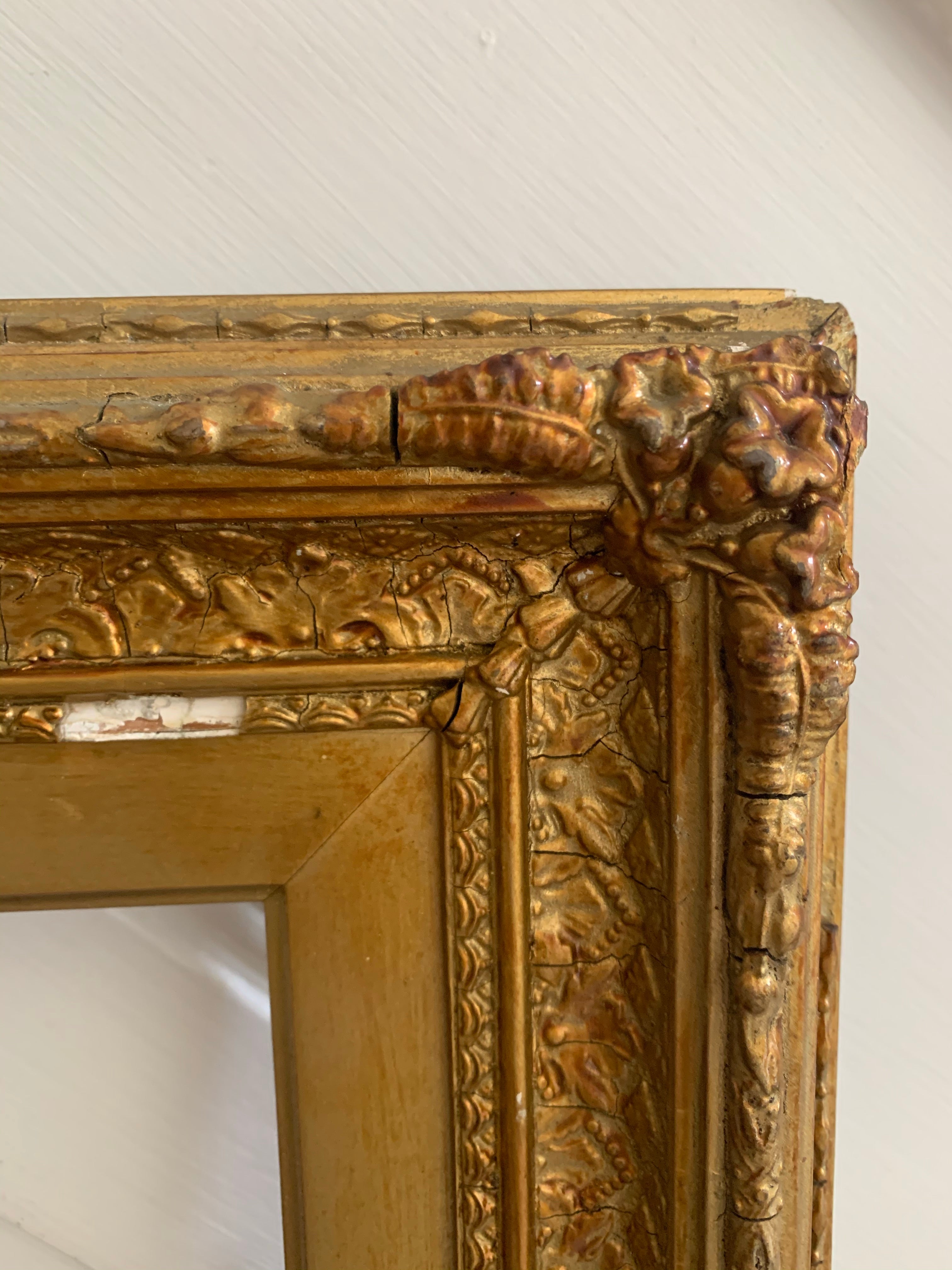 Decorative Carved Gilt Frame