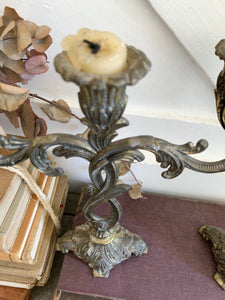 French Gilt Candelabra