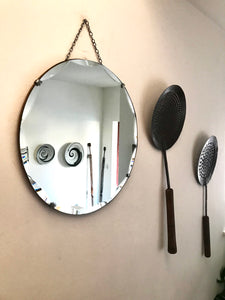 Beautiful Round Art Deco Mirror
