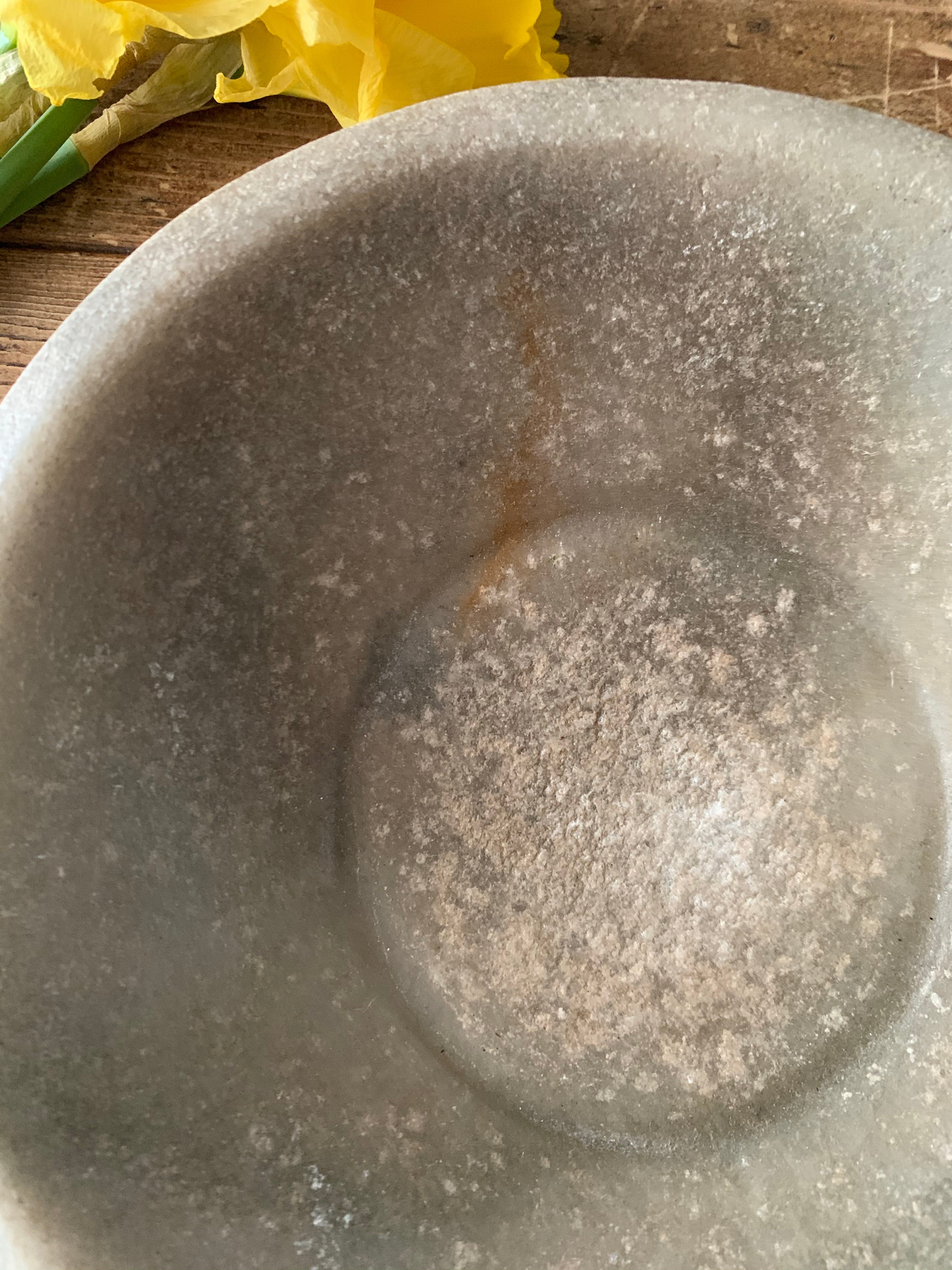 Antique Marble Stone Bowl 3