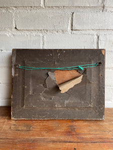 A Rustic Kitchen: Small Antique Oil