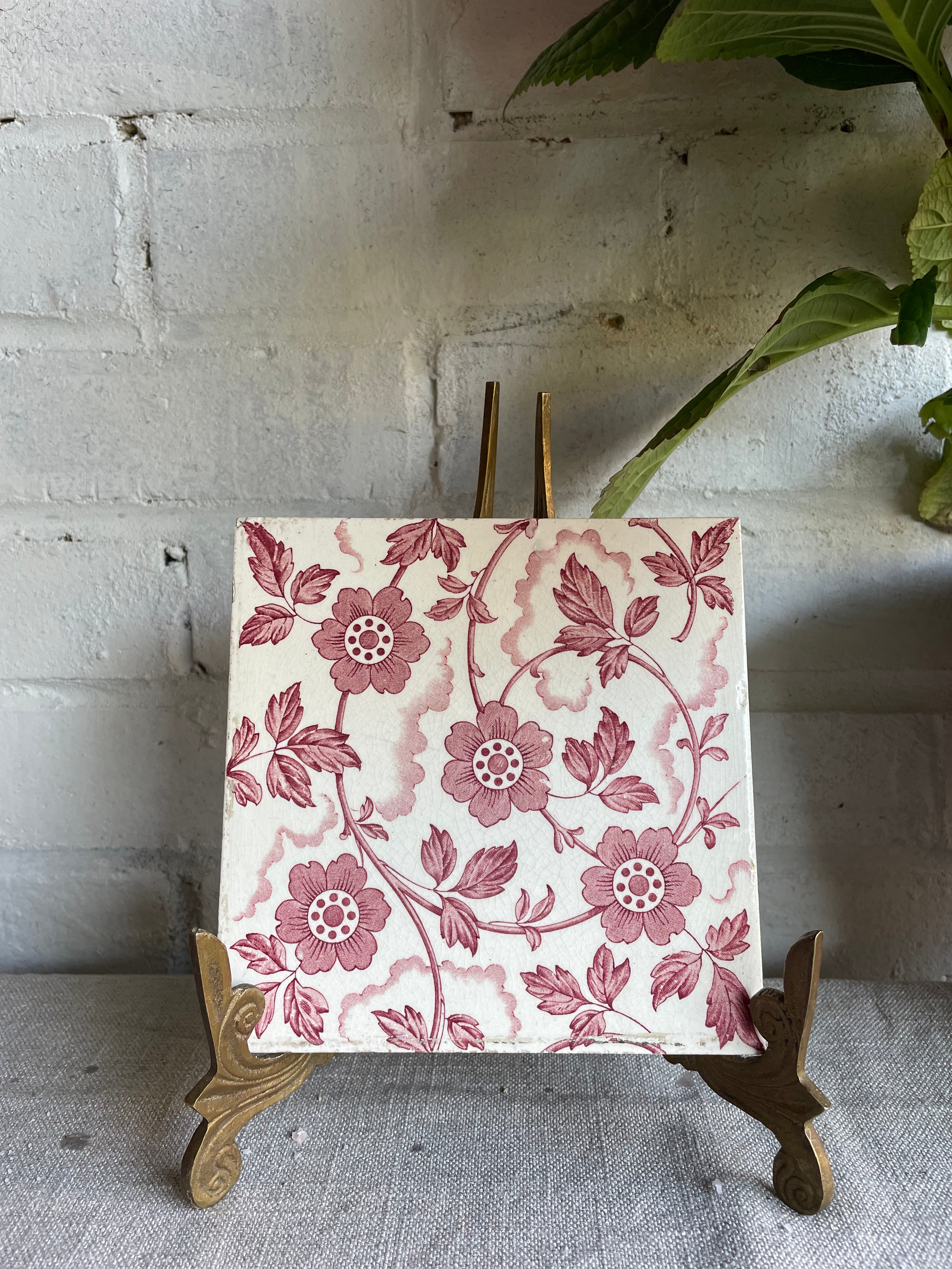 Victorian Pottery Tile