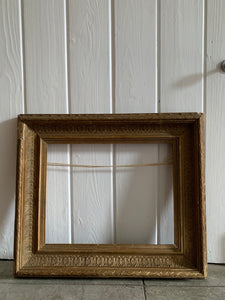 Small rustic gilt frame