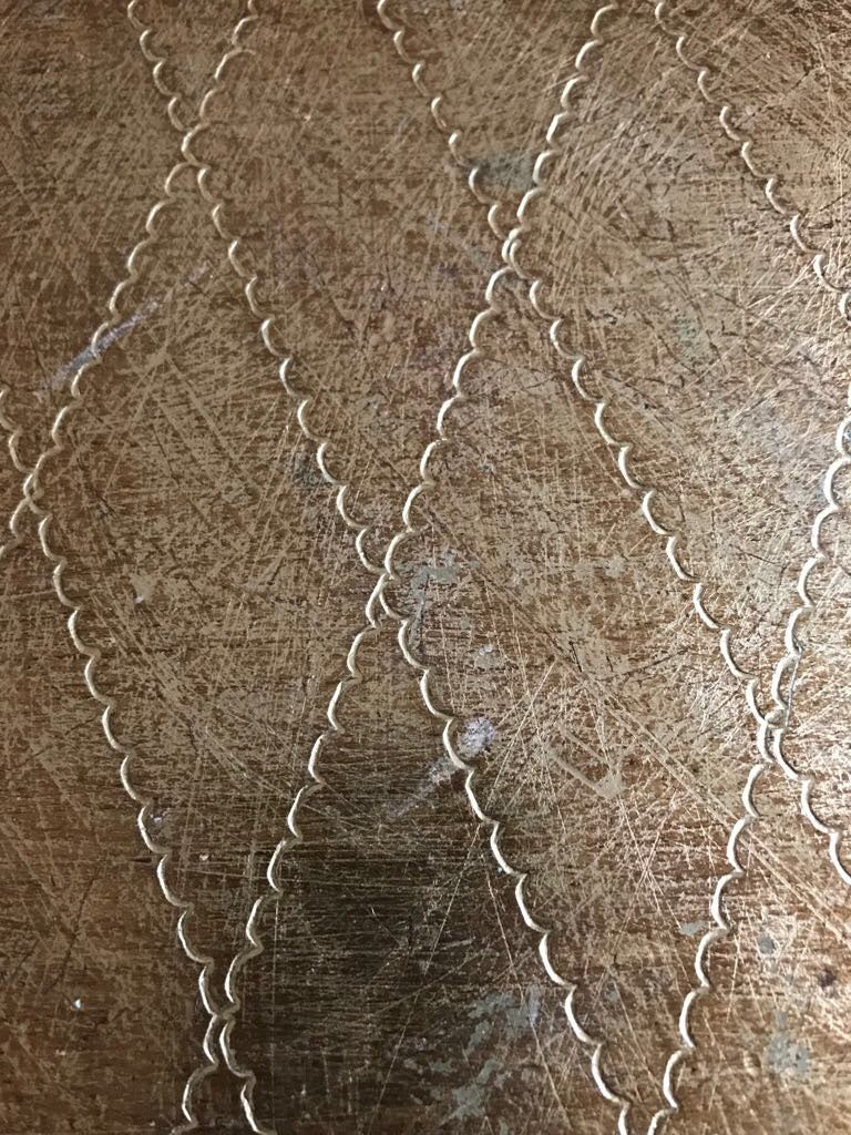 Olive Green Florentine Gilt Tray
