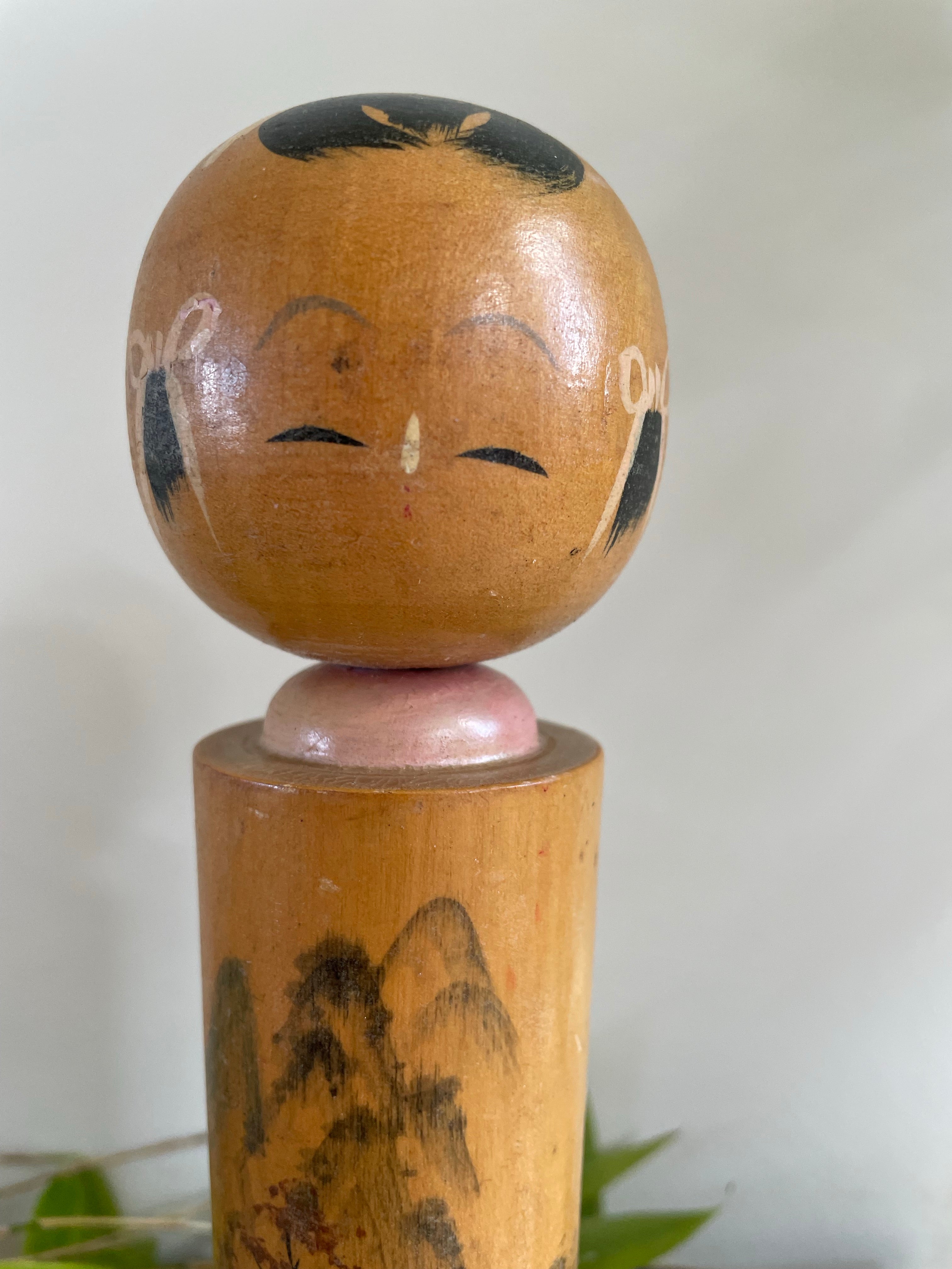 Bobble Head Japanese Kokeshi Doll 4