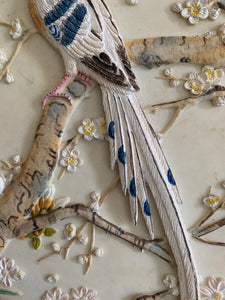 Vintage Plaster Relief of Birds