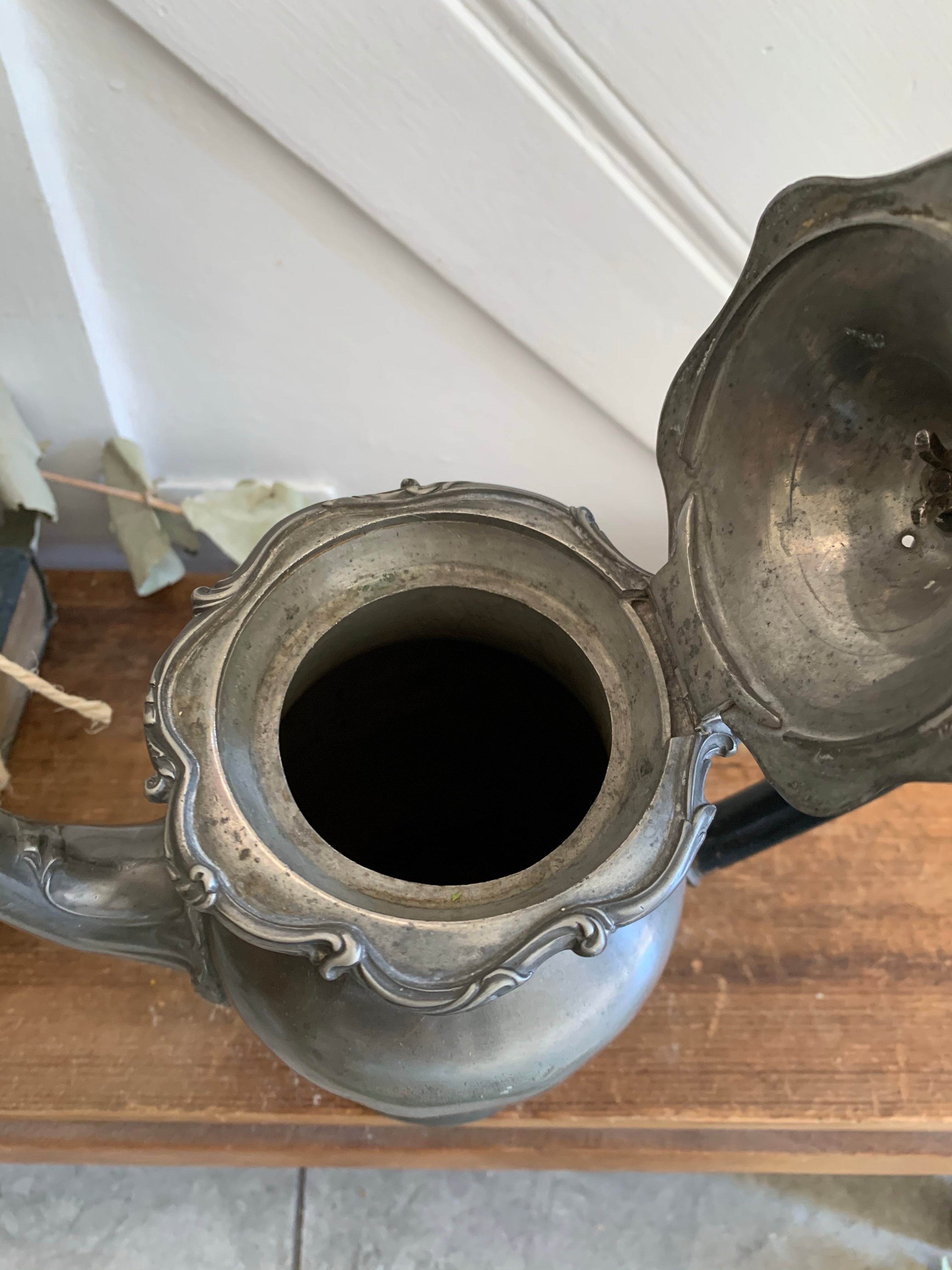 Old Pewter Coffee Pot