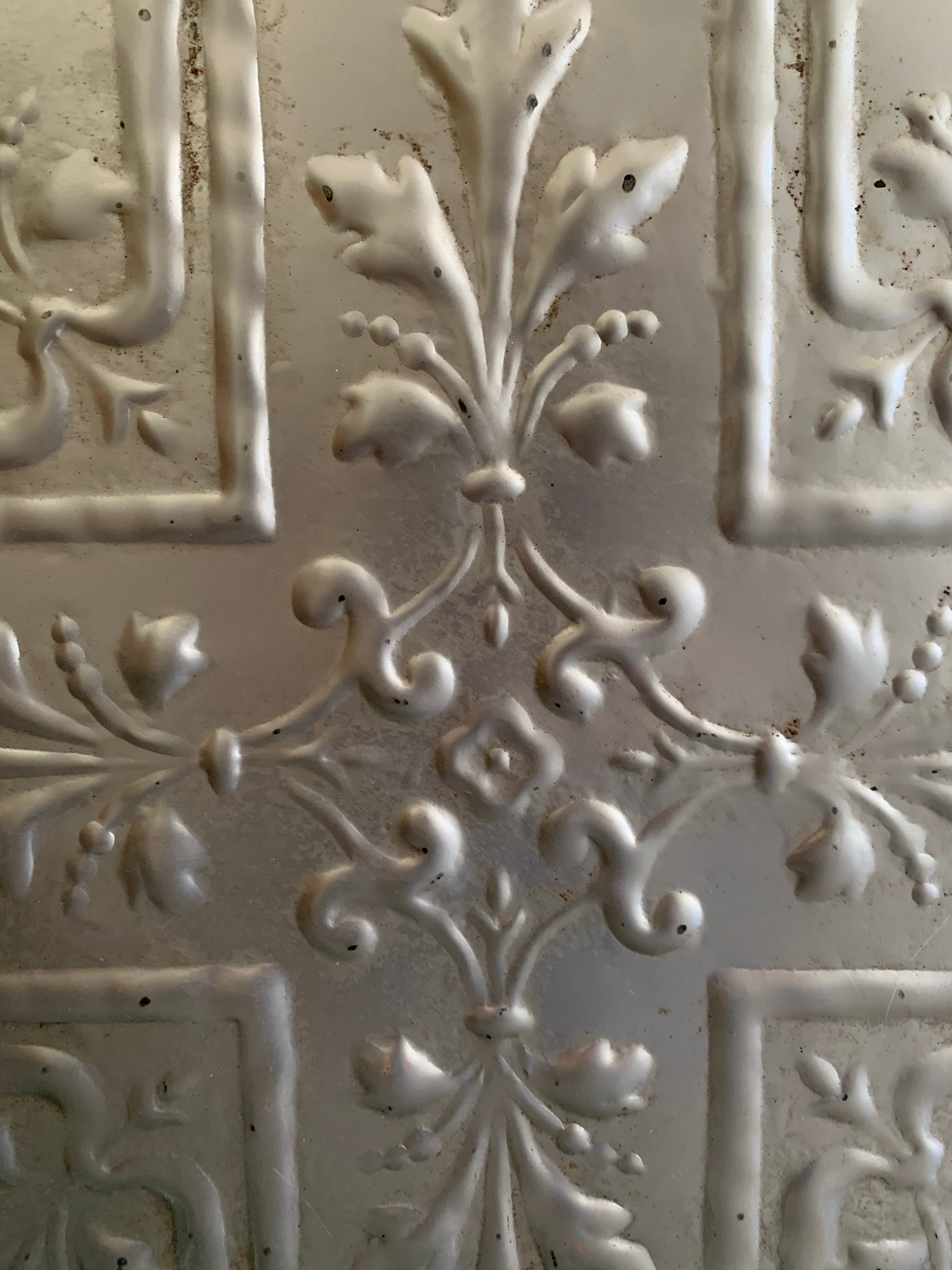 Large Rustic Tin Ceiling Tile 2