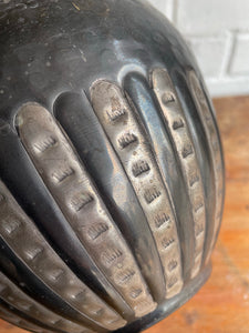 Victorian Hammered Metal Vase