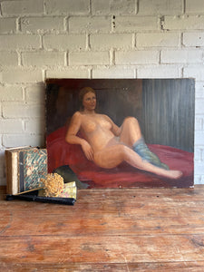 Renaissance Style Portrait  - Large Oil on Canvas