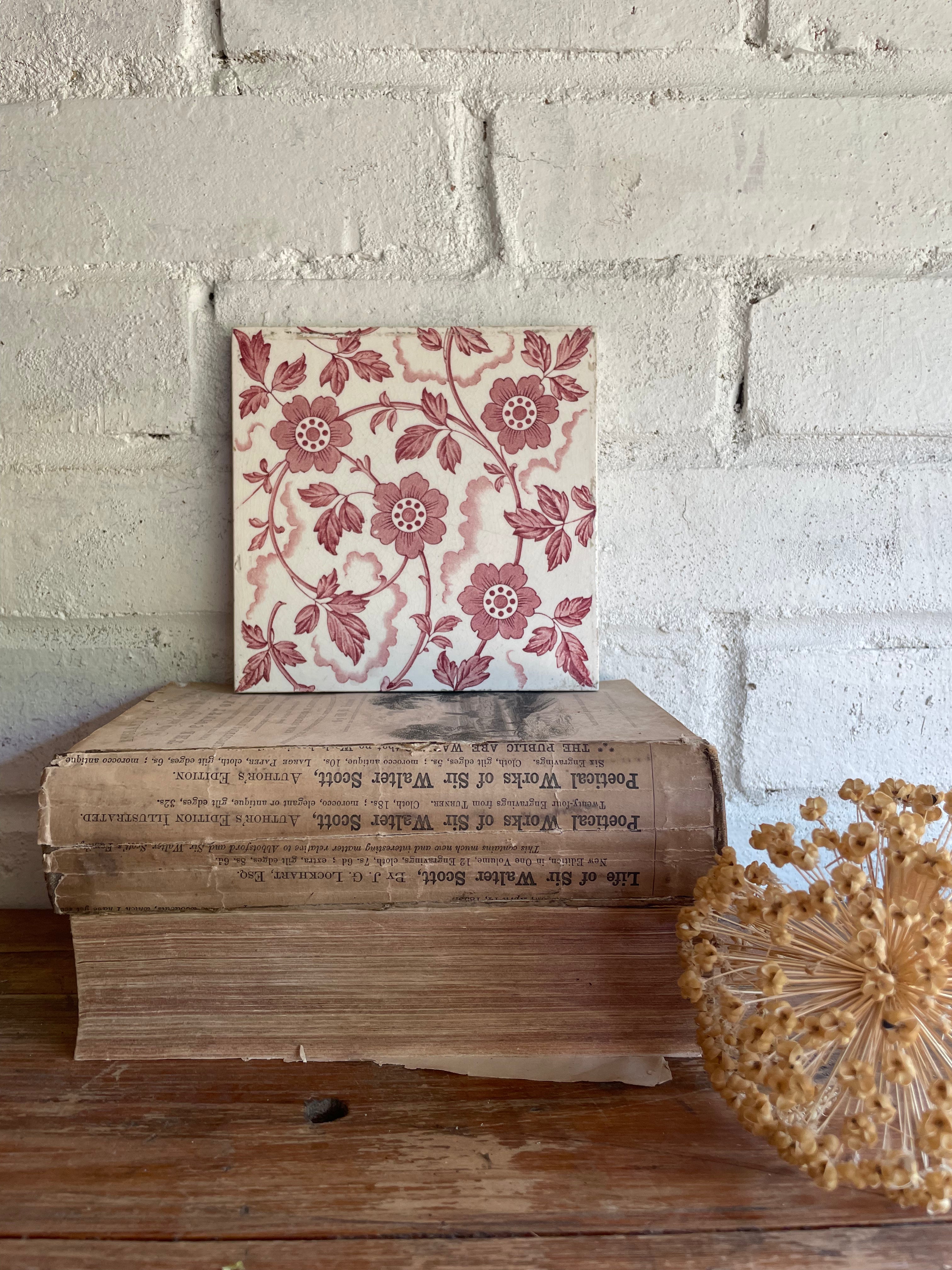 Victorian Pottery Tile
