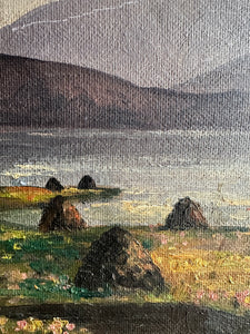 Gentle Landscape: Signed Oil on Board