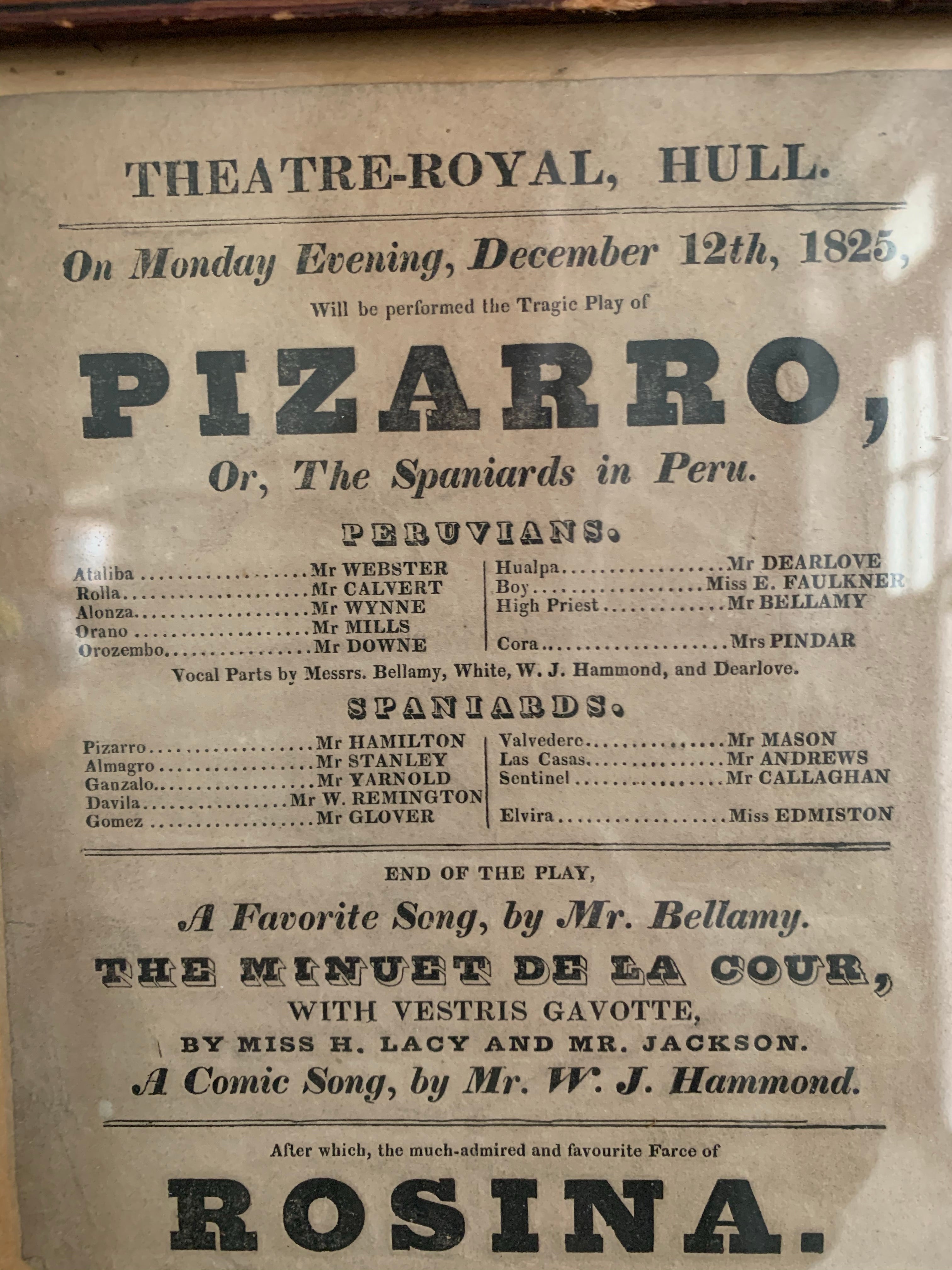 1800s Theatre Poster