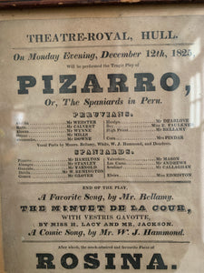 1800s Theatre Poster