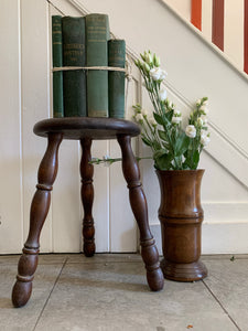 Tall French Vintage Milking Stool