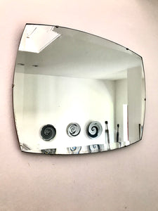 Foxed Vintage Art Deco Mirror