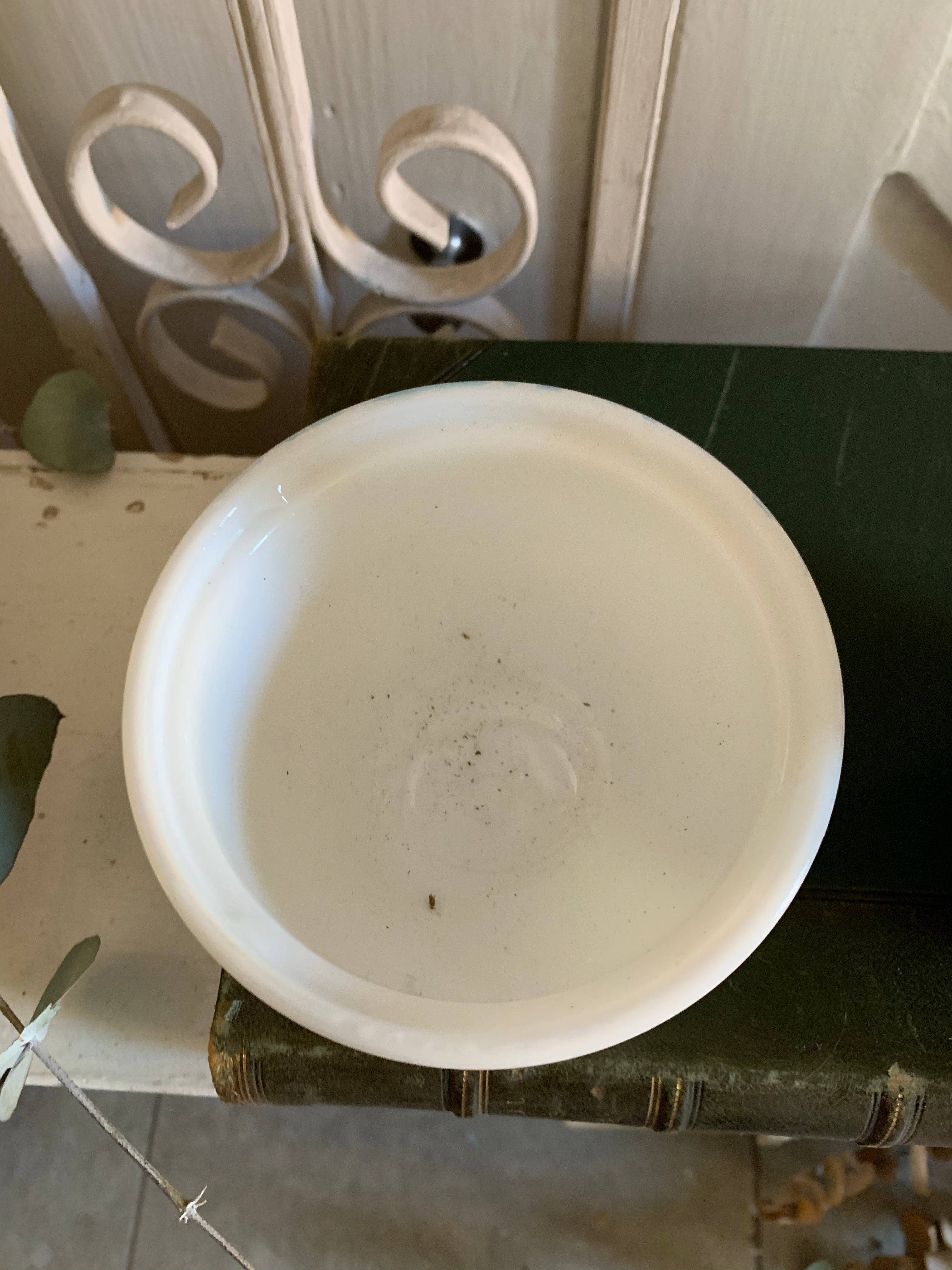 Vintage “Nesting Dove” Milk Glass Trinket Dish