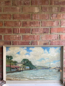 Water and Sky: Midcentury Oil on Board
