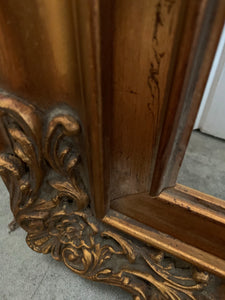 Very Large Ornate Gold Frame