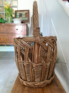 Handmade Vintage Wicker Basket