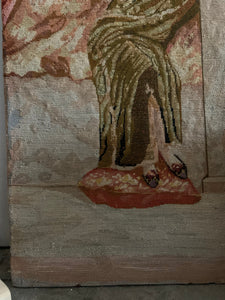 Tapestry on Board of a Classical Lady