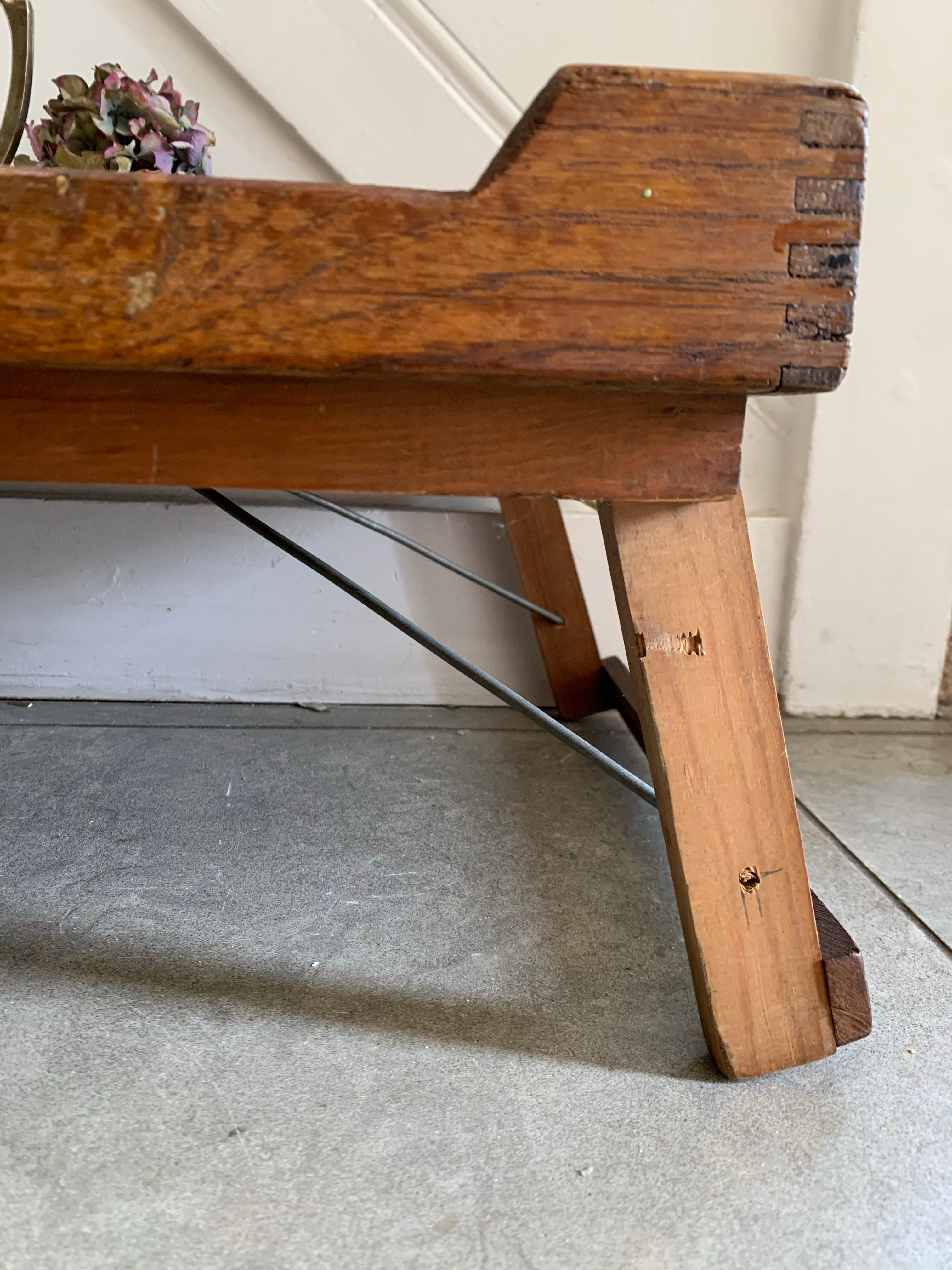 Folding Wooden Serving Tray/Butlers Tray