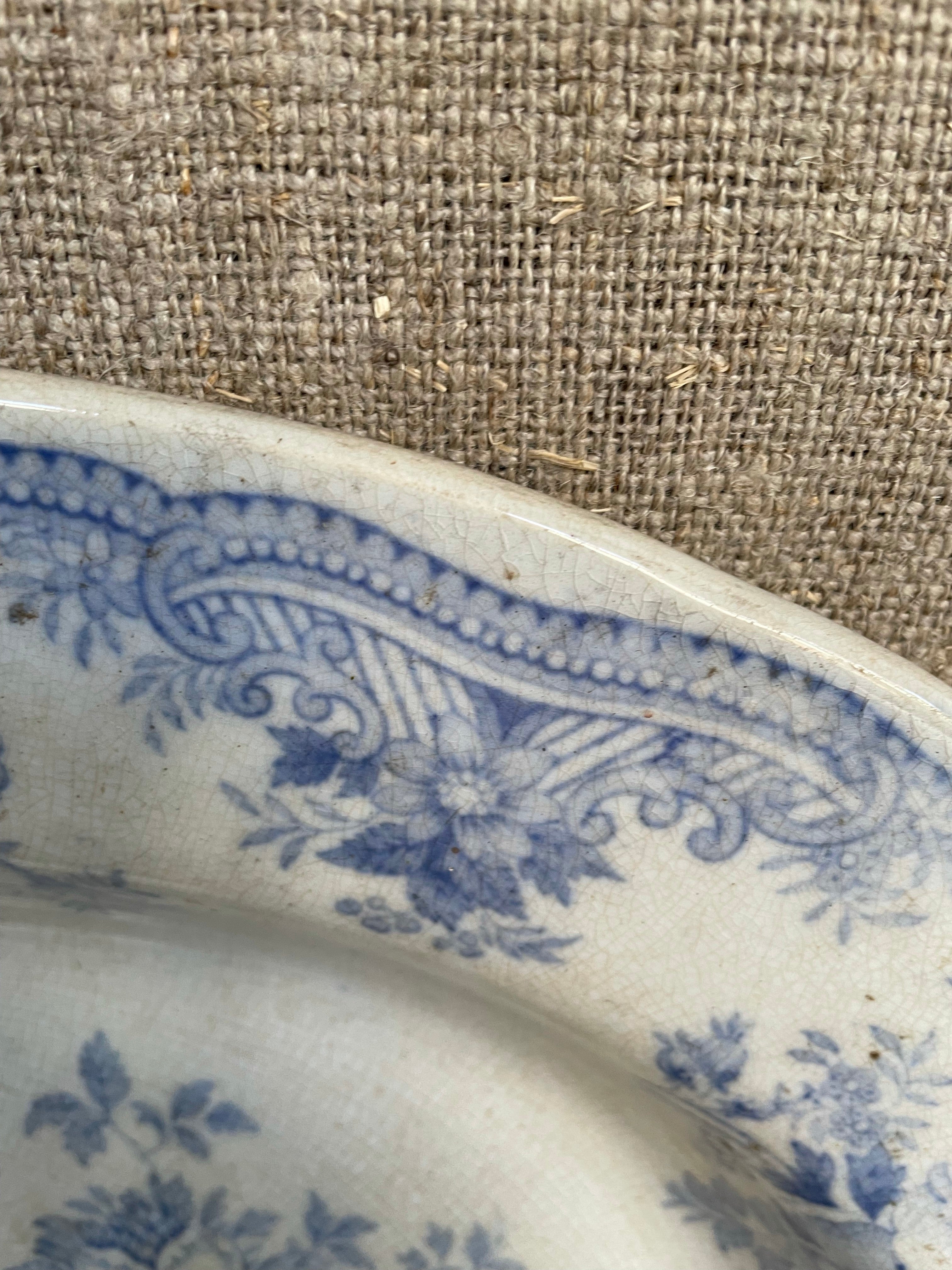 Vintage English Transferware Platter - Large