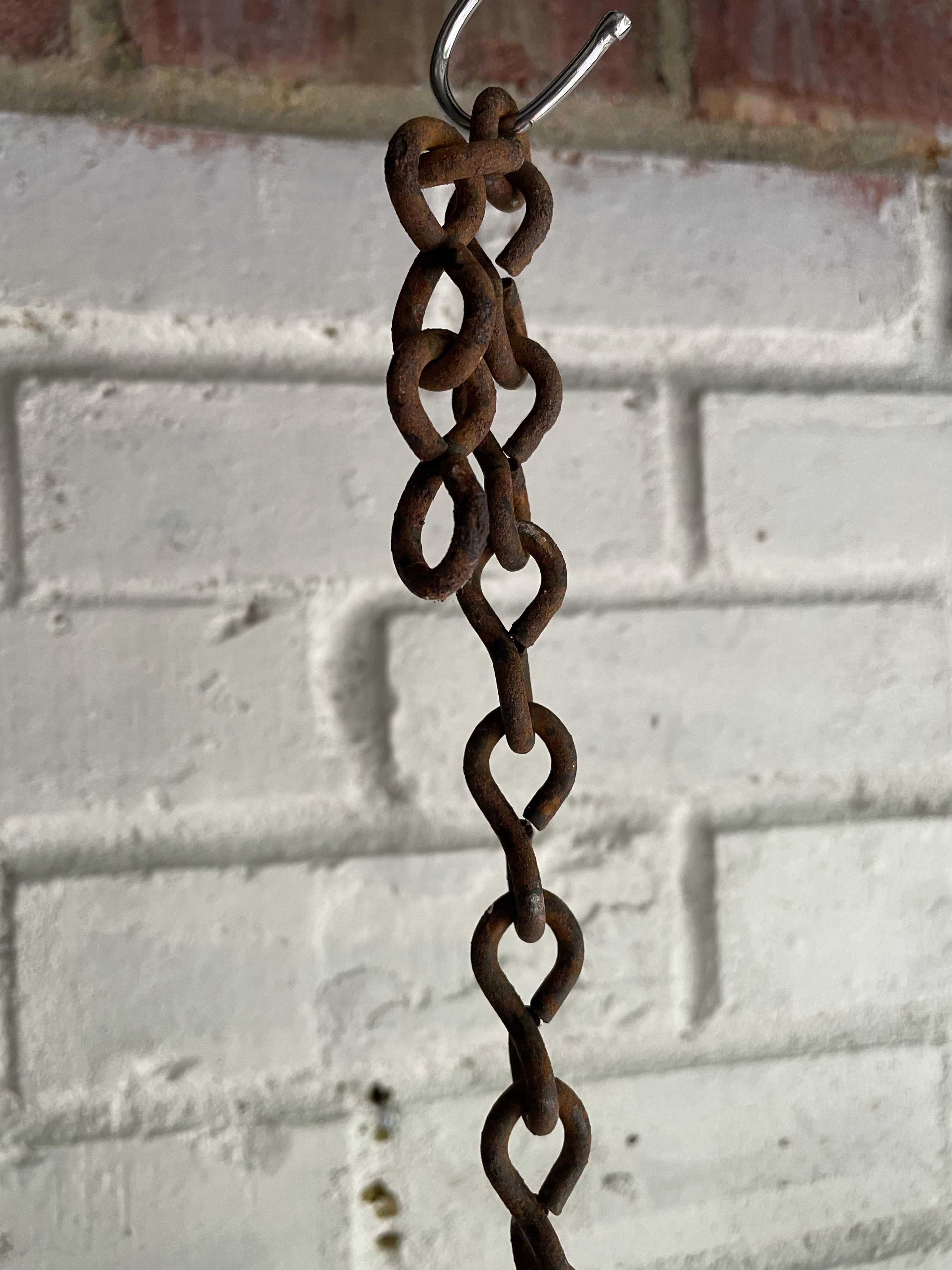 Belgian Wrought Iron Hanging Candelabra