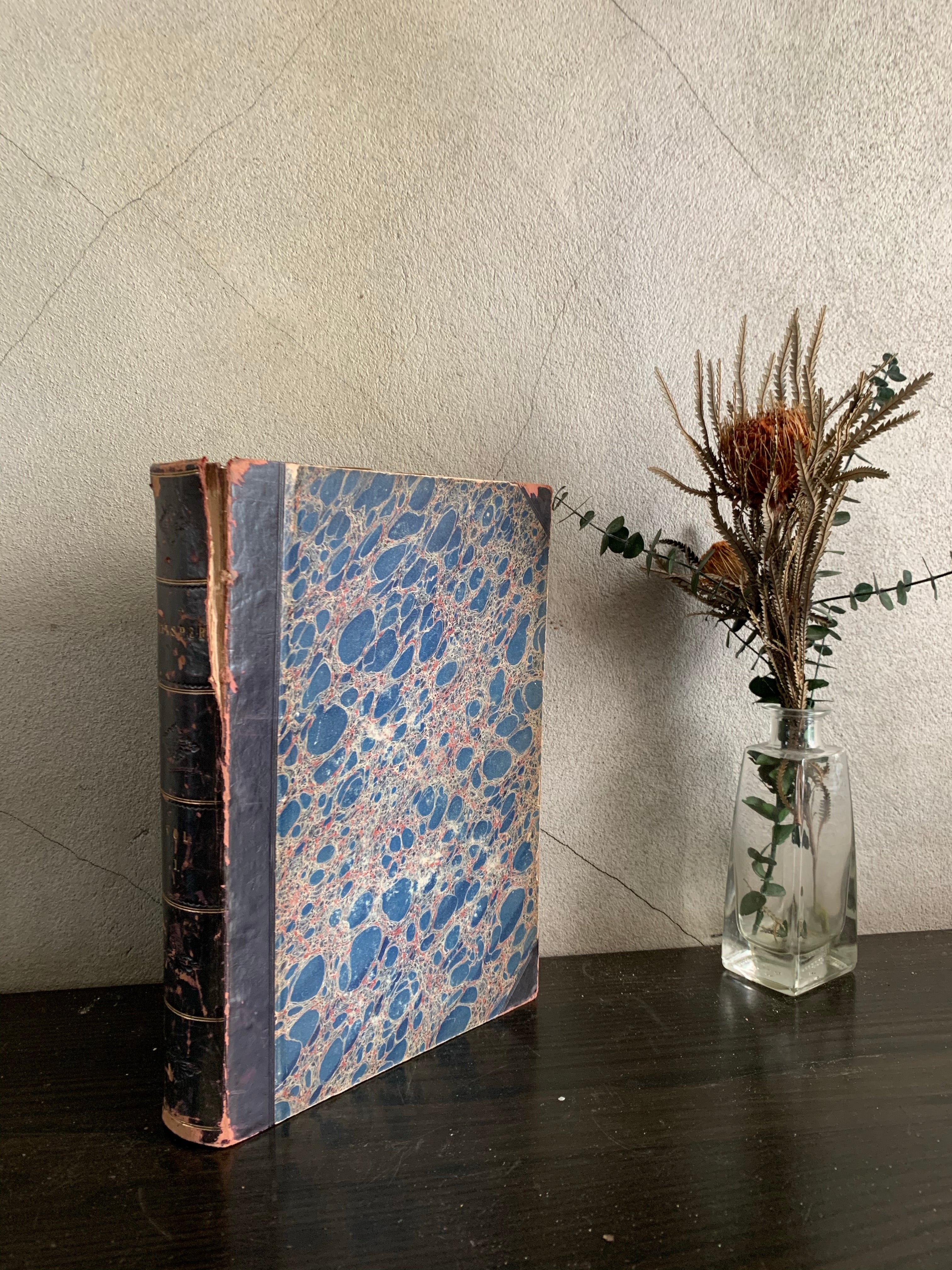 Shakespeare Comedies - Leather spine and marbled cover