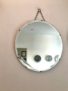 Round Art Deco Decorative Mirror