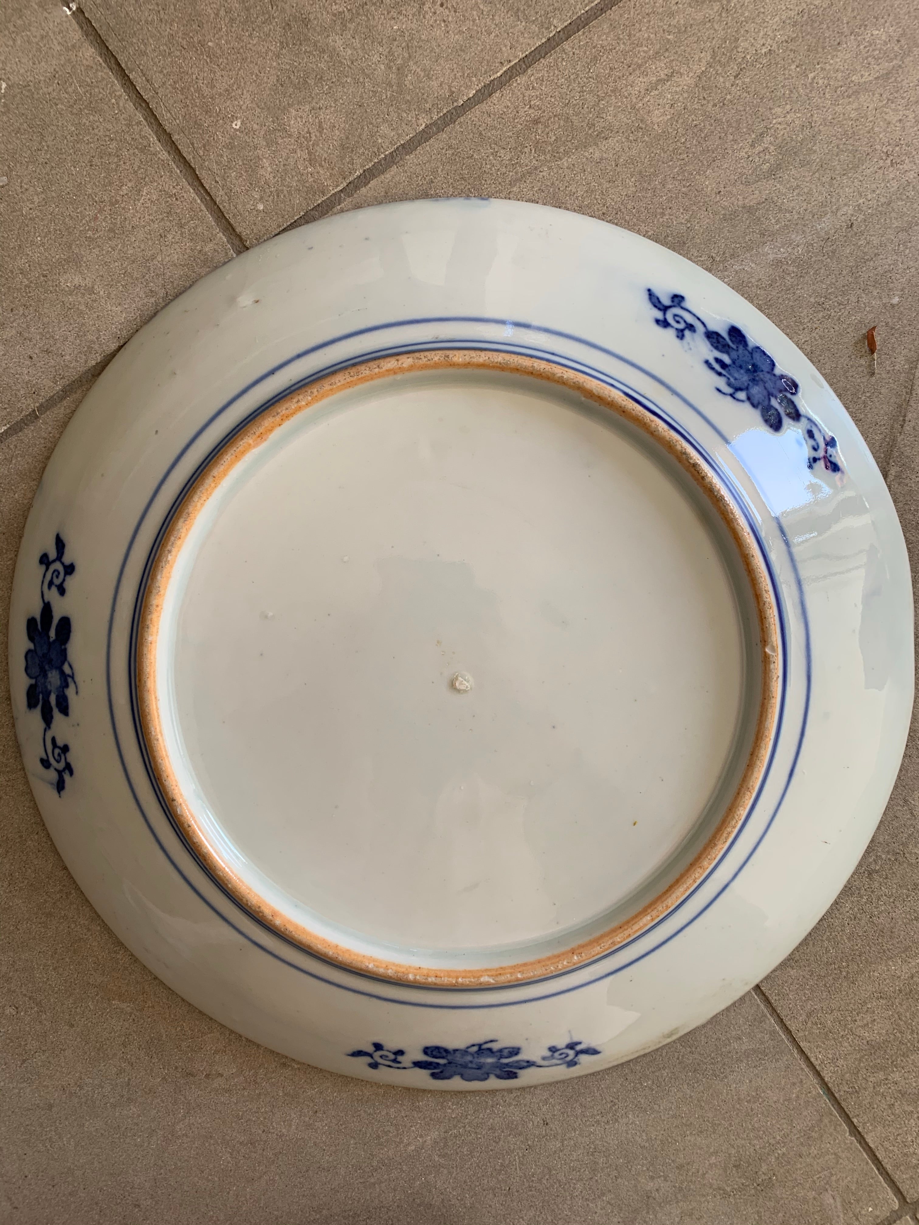 1900s Japanese Ceramic Igezara Plate