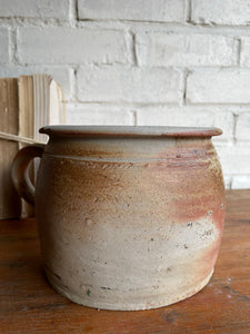 French Earthenware Vase with Handle
