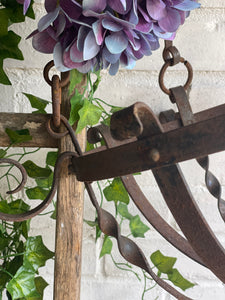 Victorian Iron Work Hanging Basket