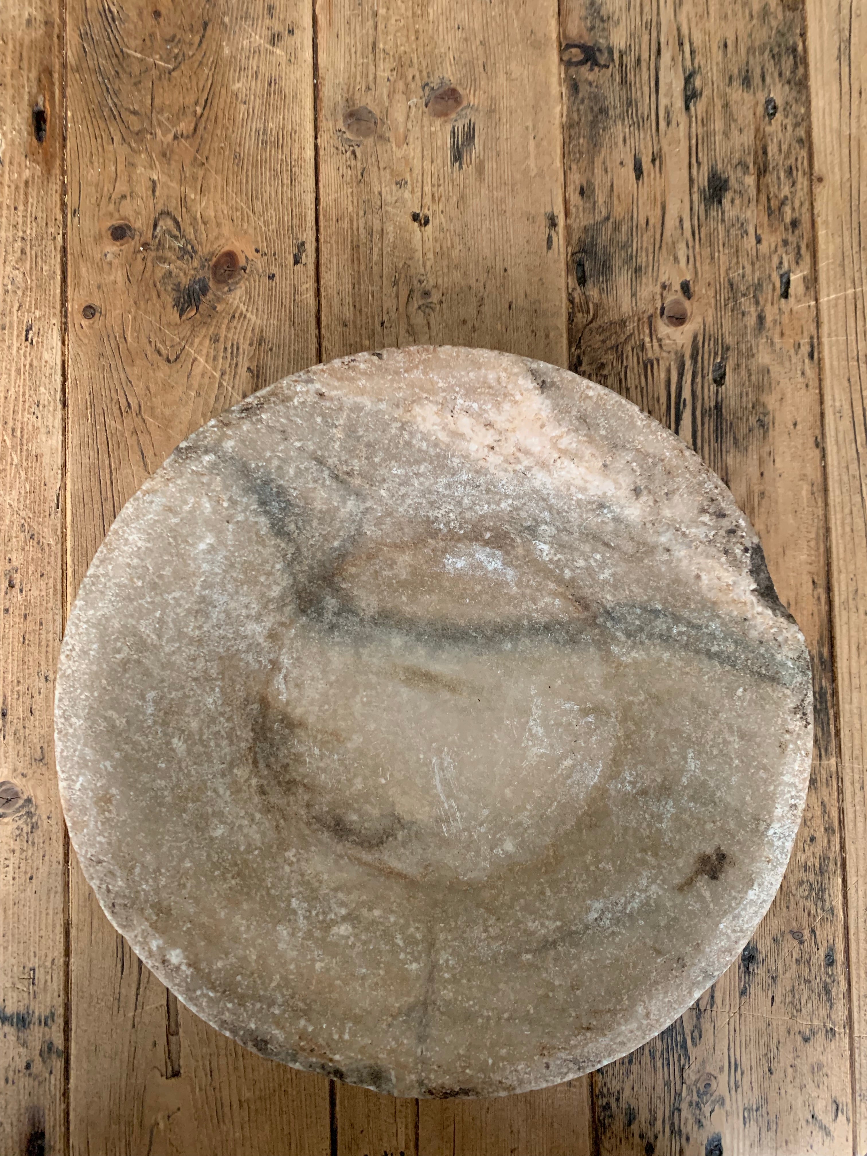 Antique Marble Stone Bowl 2