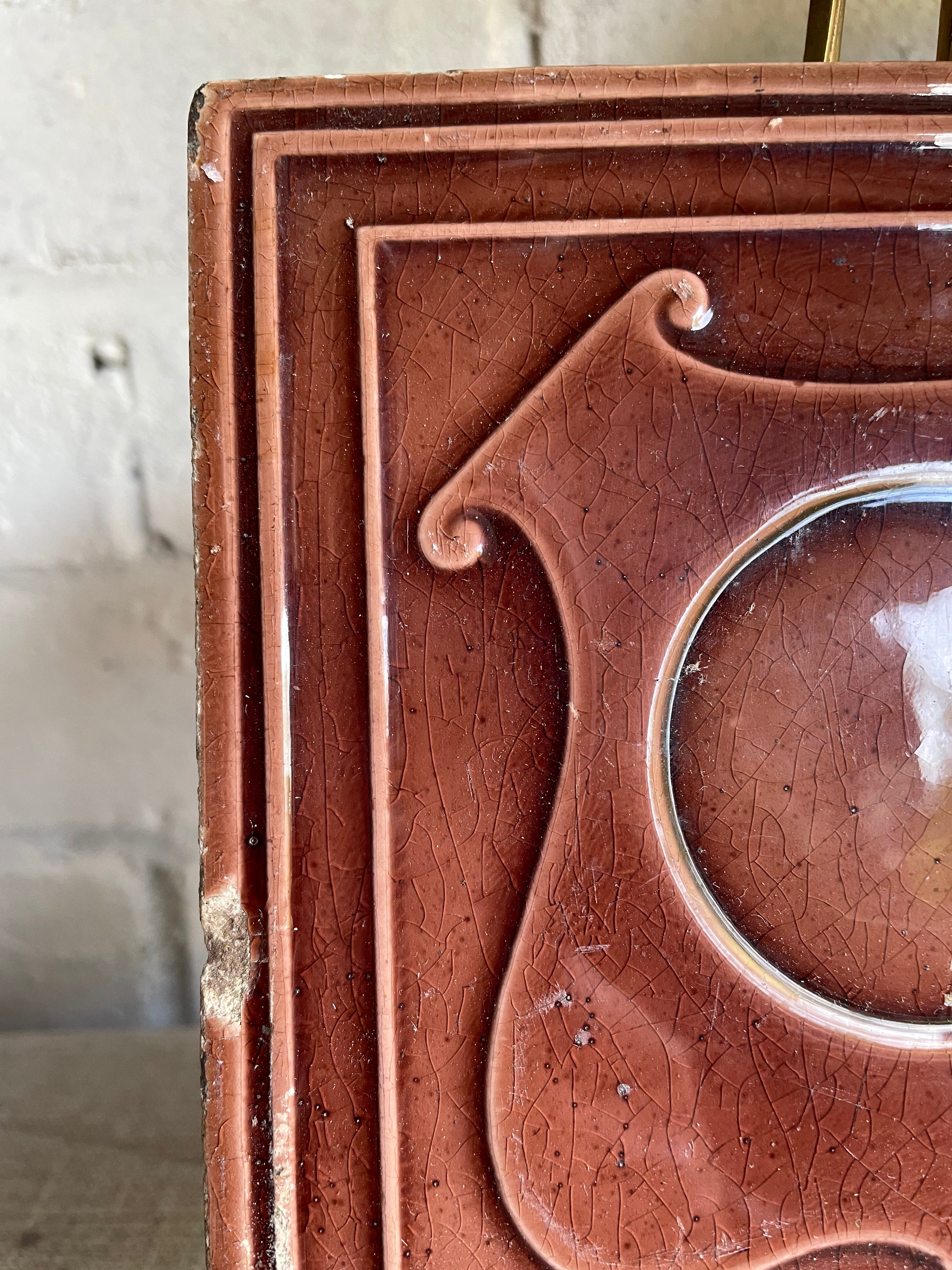 Victorian Pottery Tile