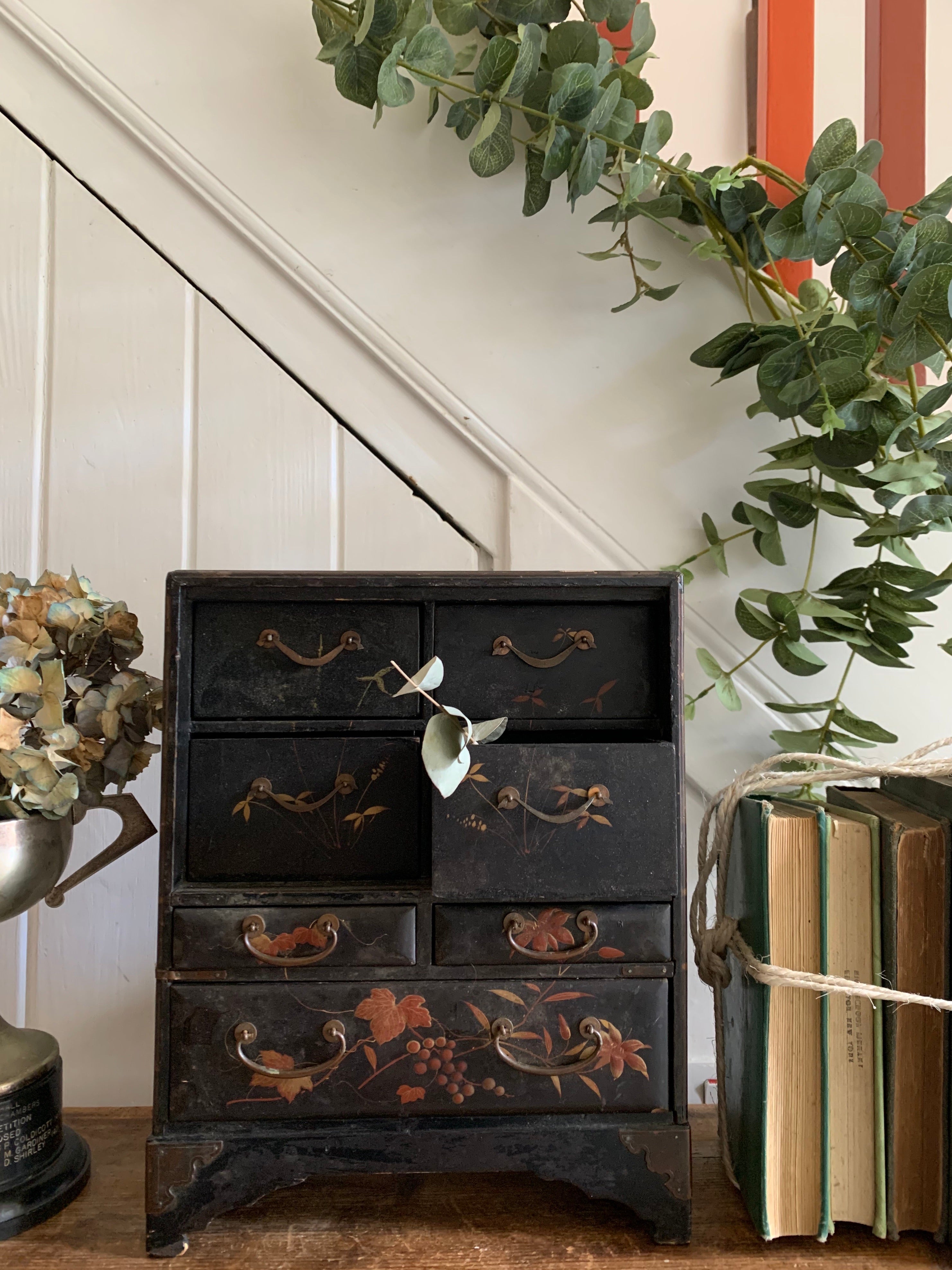 Small Antique Desktop Drawers