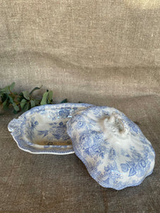 Small English Transferware Soupiere
