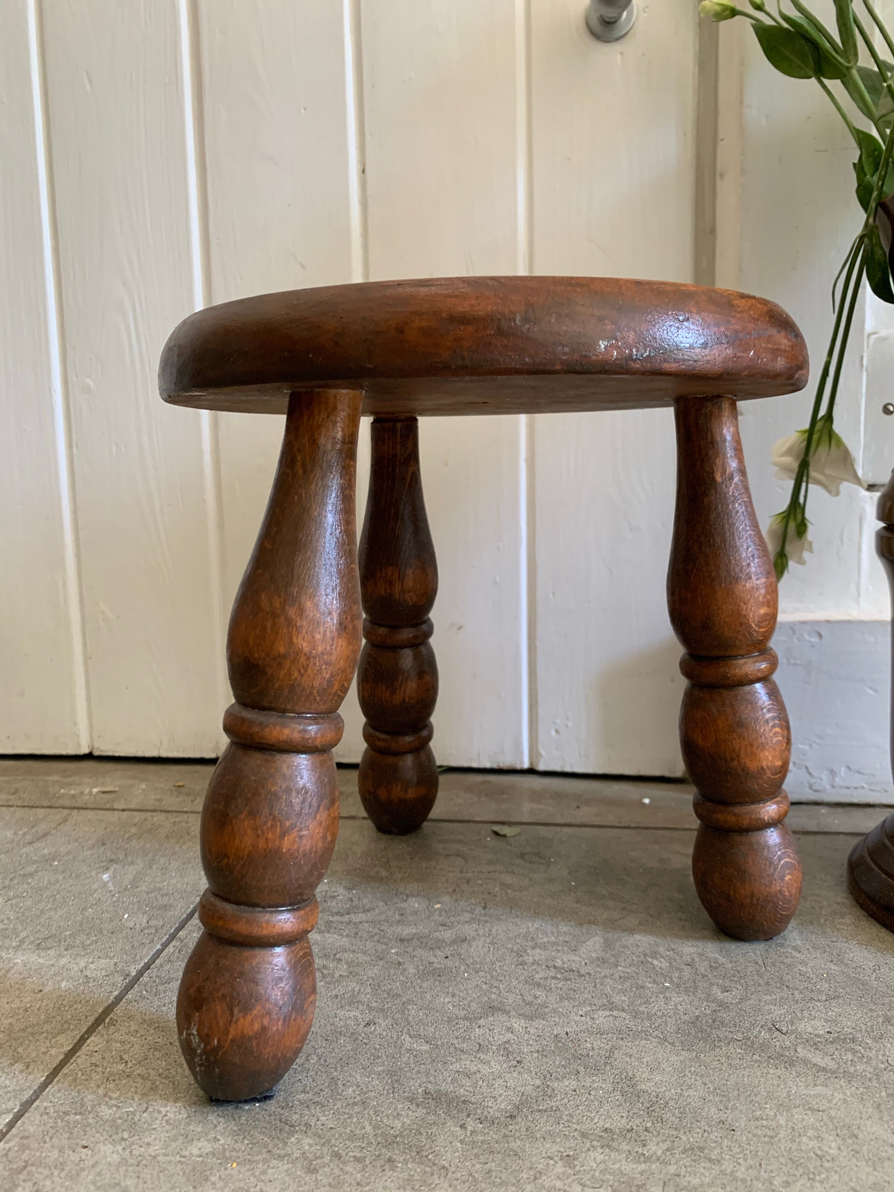 Teeny French Vintage Milking Stool