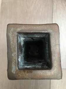 "Creased Look"  Studio Pottery Vase