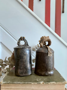 Pair of Old Iron Cow Bells