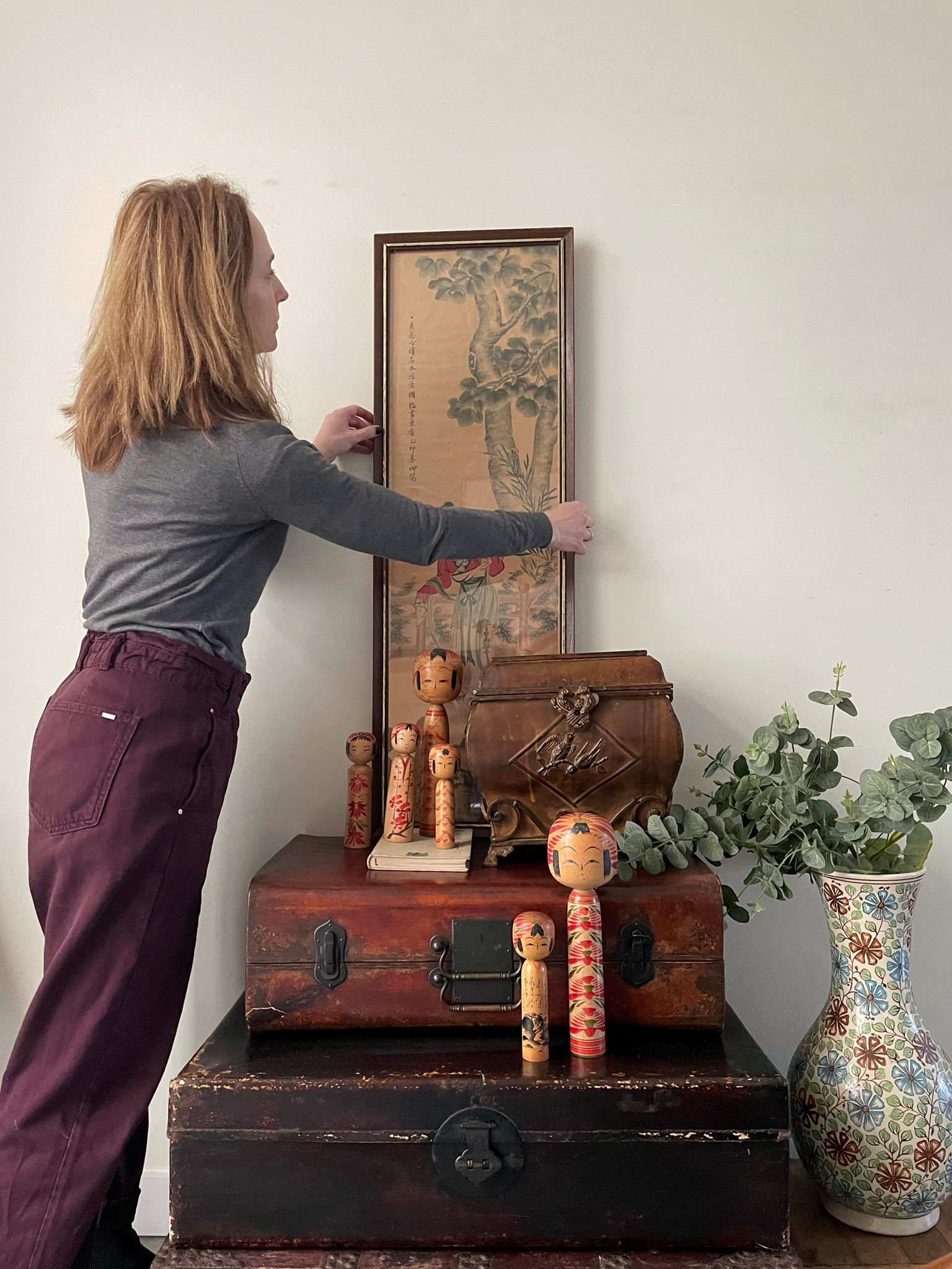 Large Early 1900s Chinese Watercolour